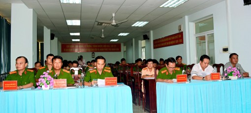 Công an huyện Châu Thành mở đợt cao điểm tấn công, trấn áp tội phạm, đảm bảo an ninh trật tự