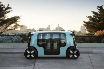 Công ty con của Amazon tiết lộ mẫu taxi robot có thiết kế lạ mắt
