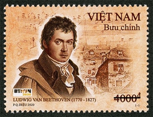 Giới thiệu bộ tem về L.Beethoven