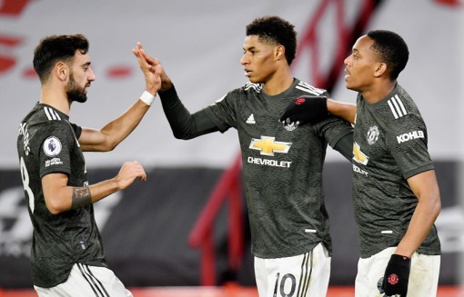 Rashford rực sáng, MU ngược dòng hạ Sheffield Utd