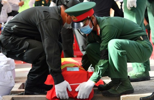 Kiên Giang: Truy điệu, an táng 262 hài cốt liệt sĩ