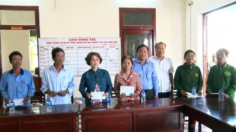 An Giang: Tiếp tục hỗ trợ các gia đình bị thiệt hại do hỏa hoạn ở Phú Tân