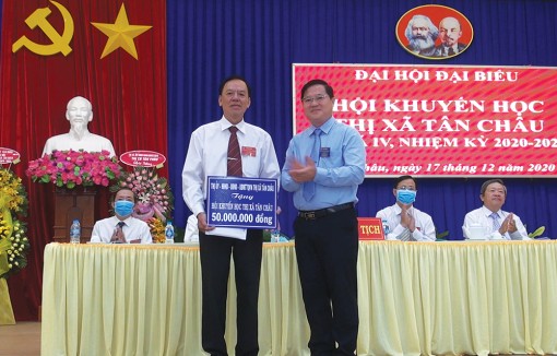 Phong trào thi đua khuyến học, khuyến tài, xây dựng xã hội học tập ở Tân Châu