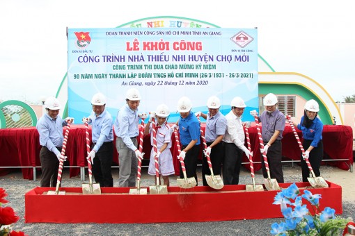An Giang khởi công xây dựng Nhà Thiếu nhi huyện Chợ Mới