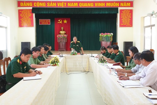 Kiểm tra công tác giáo dục quốc phòng - an ninh tại huyện An Phú
