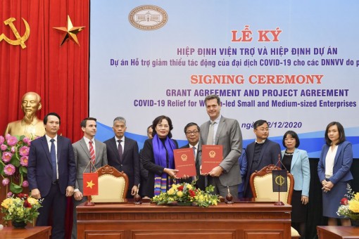 Hỗ trợ giảm thiểu tác động của dịch COVID-19 cho các doanh nghiệp do phụ nữ làm chủ