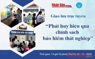 Giao lưu trực tuyến về bảo hiểm thất nghiệp