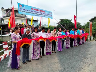 Khánh thành cầu Hy vọng 120-cầu Ngang Ngọn Đình và cầu Hy vọng 144-cầu Xẻo Dầu Giữa