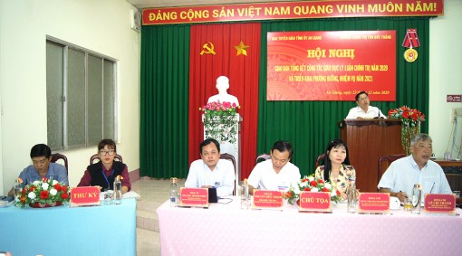 Ban Tuyên giáo Tỉnh ủy An Giang: Hội nghị giao ban tổng kết công tác giáo dục lý luận chính trị 2020