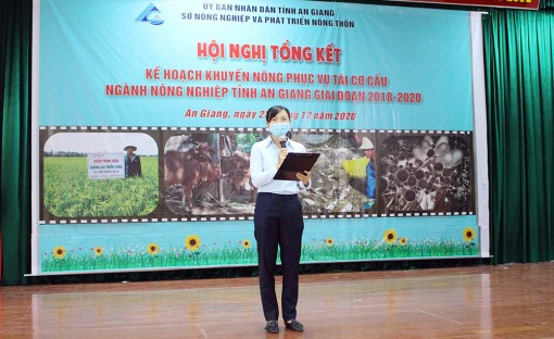 An Giang tổng kết công tác khuyến nông phục vụ phát triển tái cơ cấu nông nghiệp