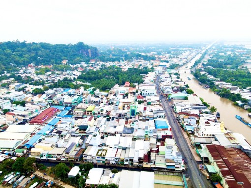 Bất động sản Thoại Sơn chuyển mình nhờ hàng loạt các khu dân cư ra đời