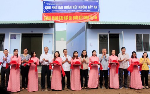 An Giang: Khánh thành Khu nhà đại đoàn kết khóm Tây An