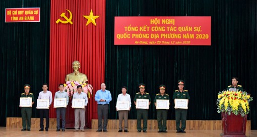 Bộ Chỉ huy Quân sự tỉnh An Giang triển khai nhiệm vụ quân sự, quốc phòng địa phương năm 2021