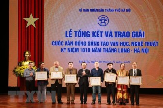 55 tác phẩm đoạt giải sáng tạo văn học kỷ niệm 1010 năm Thăng Long