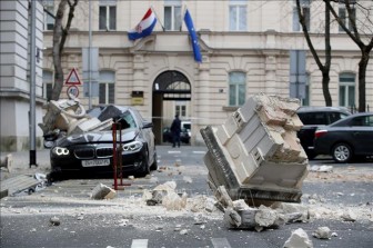 Động đất có độ lớn 6,3 làm rung chuyển Croatia