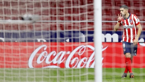 Suarez lập đại công, Atletico thắng trận đặc biệt cùng HLV Simeone