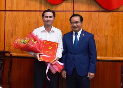 Phân công ông Trần Thế Luân phụ trách Văn phòng Tỉnh ủy Long An