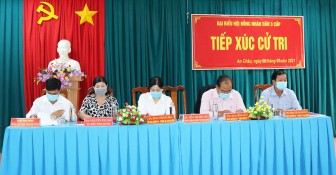 Đại biểu HĐND 3 cấp tiếp xúc cử tri huyện Châu Thành