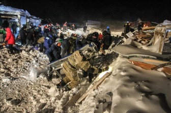 Lở tuyết ở Nga làm nhiều người thiệt mạng