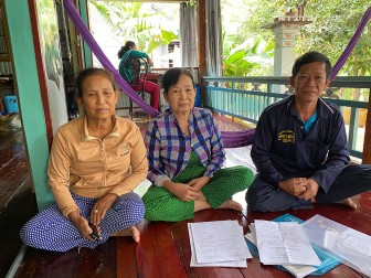Đang giải quyết cấp “giấy đỏ” cho các hộ dân ấp Phú Hòa