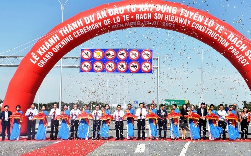 Khánh thành đưa vào khai thác tuyến đường Lộ Tẻ - Rạch Sỏi