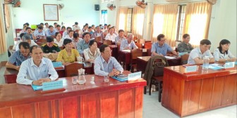 Ban Dân vận Huyện ủy Châu Phú tổng kết công tác dân vận và thực hiện quy chế dân chủ ở cơ sở năm 2020.