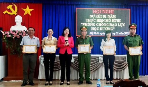 Sơ kết 1 năm thực hiện mô hình “Phòng, chống bạo lực học đường” tại phường Mỹ Thới