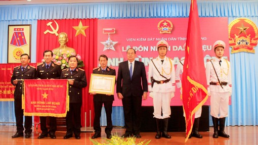 Viện Kiểm sát nhân dân (VKSND) tỉnh An Giang đón nhận danh hiệu “Anh hùng lao động”
