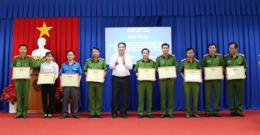 Châu Thành tăng cường phòng, chống tội phạm và đảm bảo trật tự an toàn giao thông