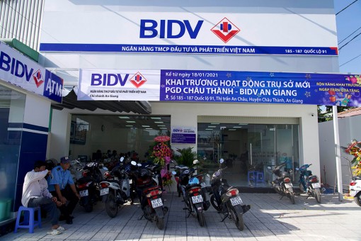 Phòng Giao dịch Châu Thành – BIDV An Giang chính thức hoạt động trụ sở mới