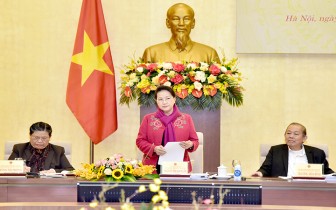 Chủ tịch QH Nguyễn Thị Kim Ngân chủ trì phiên họp thứ hai, Hội đồng Bầu cử quốc gia