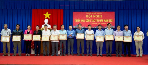 Châu Thành triển khai công tác tư pháp năm 2021