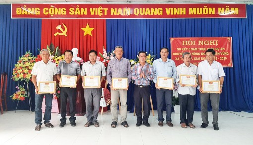 Sơ kết 5 năm thực hiện Dự án “chuyển đổi nông nghiệp bền vững” trên địa bàn xã Tân Lập