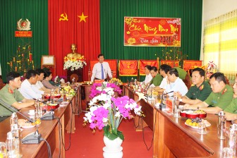 Phó Chủ tịch UBND tỉnh An Giang Lê Văn Phước thăm, chúc Tết tại huyện Thoại Sơn