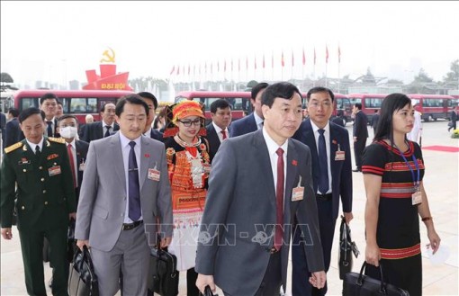 Đại hội XIII có số lượng đại biểu tham dự đông nhất trong 13 kỳ Đại hội của Đảng
