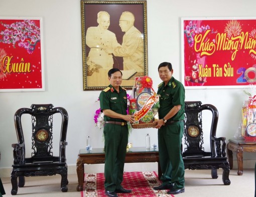 Bộ Tư lệnh Quân khu 9 làm việc, chúc Tết các cơ quan, đơn vị tại An Giang