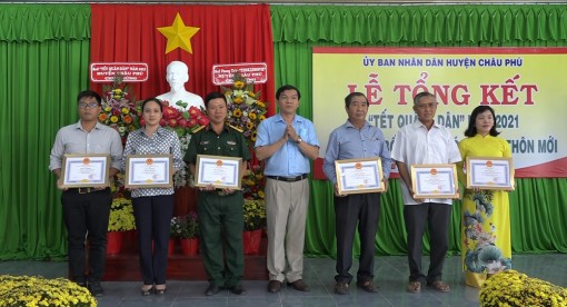 Châu Phú tổng kết “Tết quân – dân” năm 2021 và công bố “Xã Văn hóa nông thôn mới” Thạnh Mỹ Tây