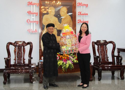 Các tổ chức tôn giáo chúc Tết Tỉnh ủy An Giang