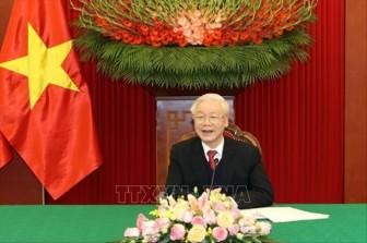 Tổng Bí thư, Chủ tịch nước Nguyễn Phú Trọng điện đàm với Bí thư thứ nhất Đảng Cộng sản Cuba