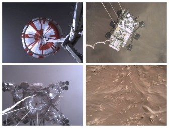 NASA công bố đoạn video quay tàu vũ trụ hạ cánh trên sao Hỏa