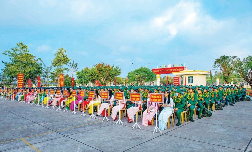 Lễ giao nhận quân năm 2021 không quá 20 phút