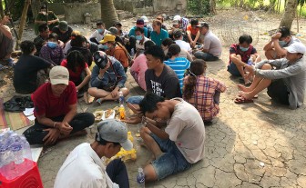 An Giang: Triệt xóa bắt 35 đối tượng tại tụ điểm lắc tài xỉu ở Thoại Sơn