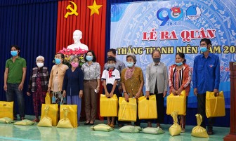 Huyện đoàn Phú Tân ra quân Tháng Thanh niên năm 2021