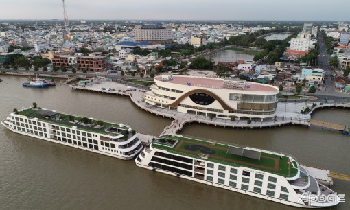 Cảng du thuyền Mỹ Tho được tiếp nhận phương tiện thủy nước ngoài
