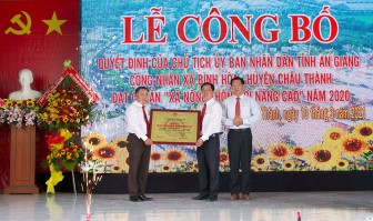 Bình Hòa trở thành xã nông thôn mới nâng cao đầu tiên của huyện Châu Thành