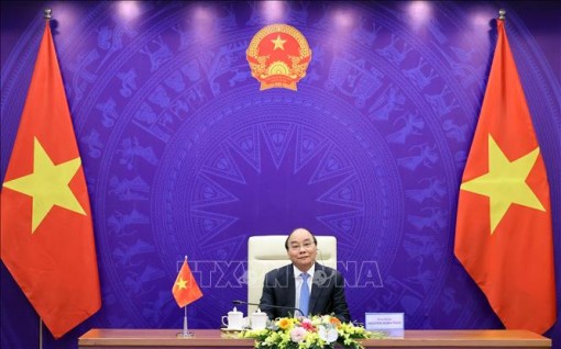 Thủ tướng Nguyễn Xuân Phúc hội đàm trực tuyến với Tổng Bí thư, Thủ tướng Lào và Thủ tướng Campuchia