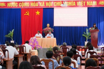 Đại biểu Quốc hội tỉnh An Giang tiếp xúc cử tri huyện Phú Tân