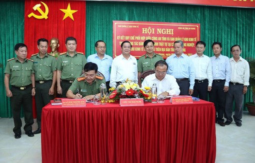An Giang: Phối hợp đảm bảo an ninh trật tự tại khu công nghiệp, khu kinh tế cửa khẩu
