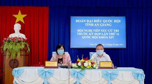 Đoàn đại biểu Quốc hội tỉnh An Giang tiếp xúc cử tri huyện Châu Thành