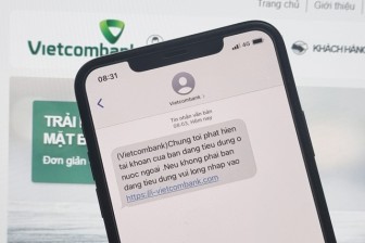 Người dùng Vietcombank nhận tin nhắn lừa đảo